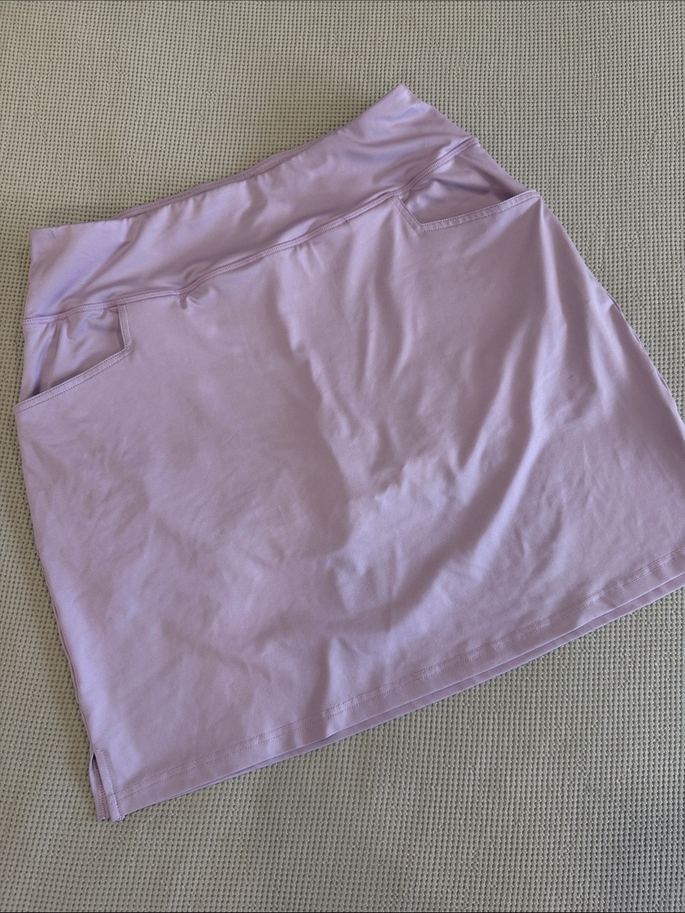 Lilac Active Mini Skirt with Built-In Shorts - Women